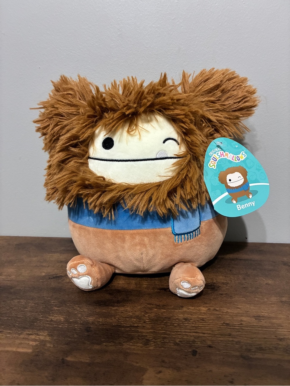 BNWT Squishmallows 8” Benny the Bigfoot